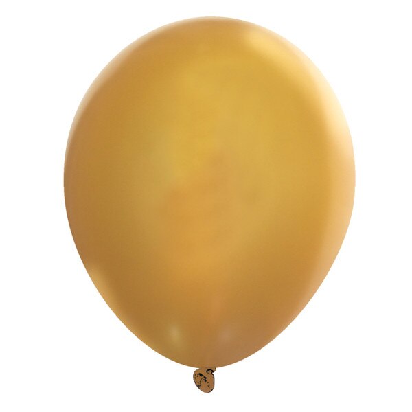 A gold balloon.